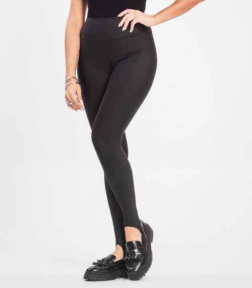 Calça Legging Feminina Fusô de Pezinho Select Preto