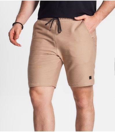 Bermuda Masculina Plus Size Diametro Marrom