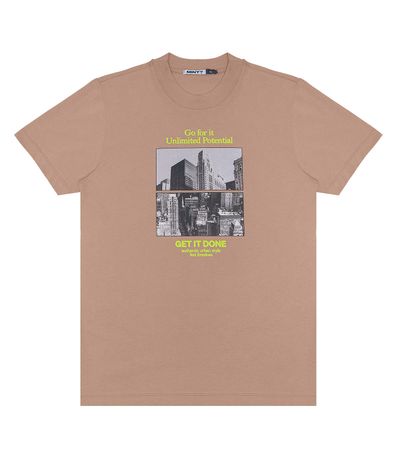 Camiseta Juvenil Feminina Minty Marrom