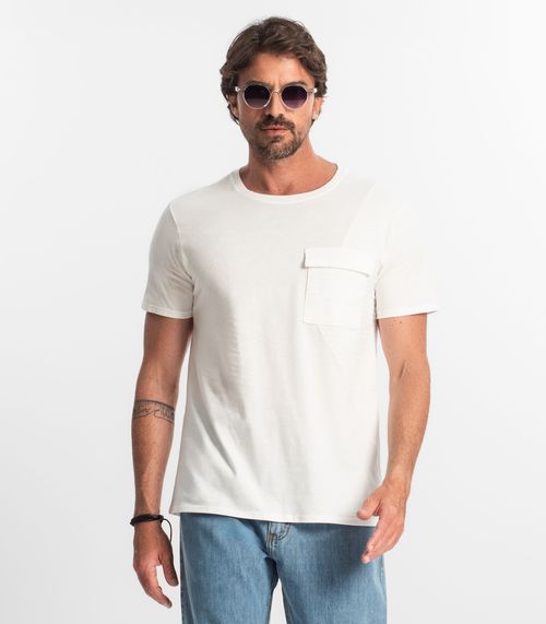 Camiseta Masculina Manga Curta Select Branco