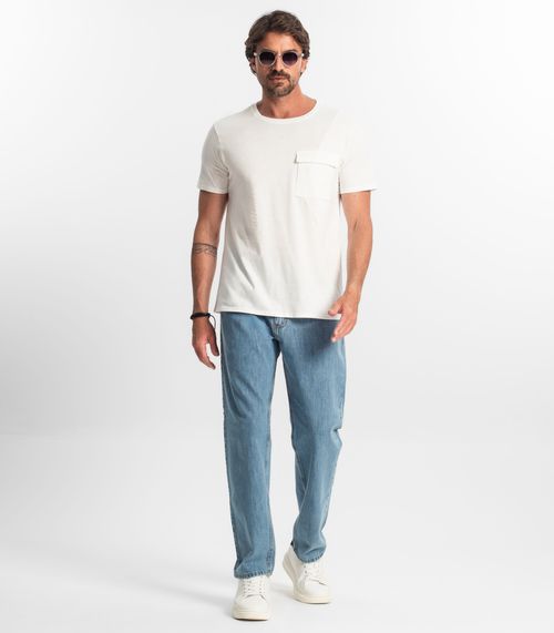 Camiseta Masculina Manga Curta Select Branco