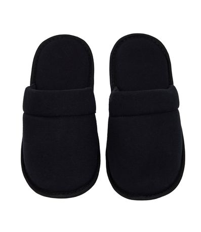 Pantufa Masculina Confort Lisa Cotton Day Preto