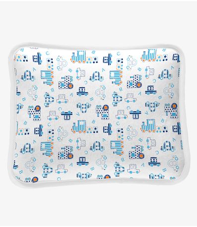 Fronha Avulsa Baby Estampada Vivaldi Azul
