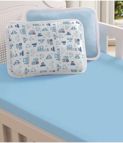 Fronha Avulsa Baby Estampada Vivaldi Azul
