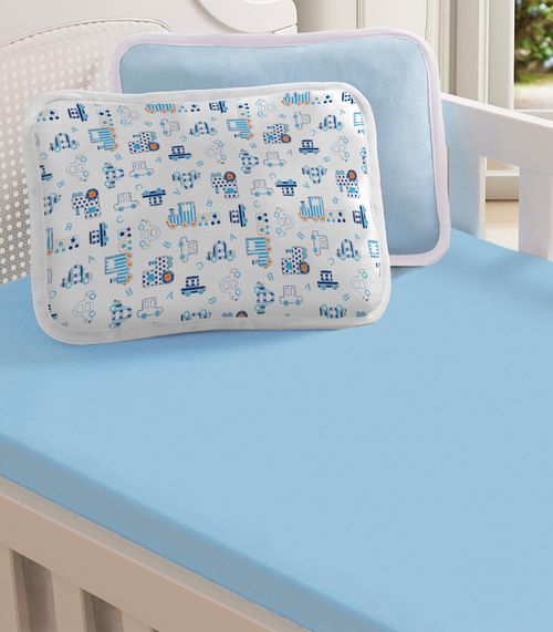 Fronha Avulsa Baby Estampada Vivaldi Azul