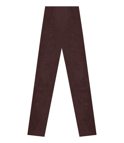 Legging Juvenil Em Material Sintético Minty Marrom