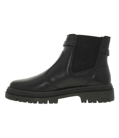 Bota Chelsea Tratorada Com Corrente Moleca Preto