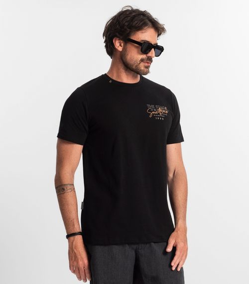 Camiseta Masculina Em Cotton Diametro Preto