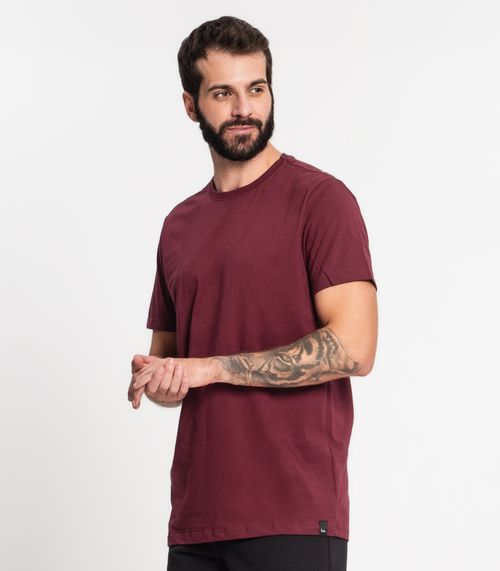 Camiseta Meia Malha Masculino Kohmar Vermelho