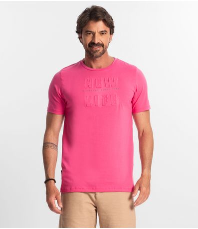 Camiseta Masculina Diametro Rosa