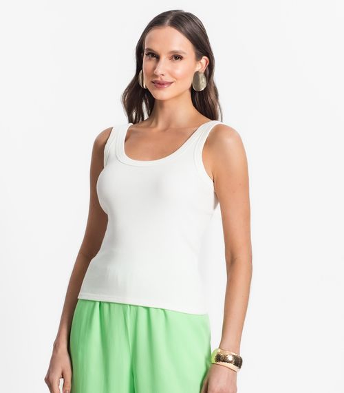 Regata Feminina Básica Select Bege