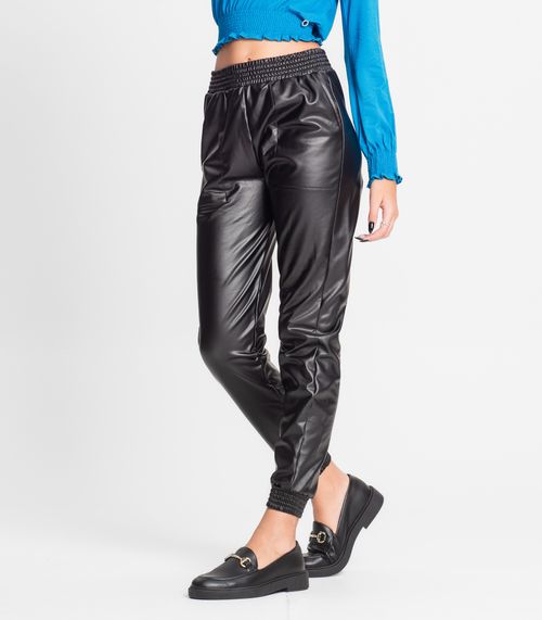 Calça Jogger Cirre Juvenil Minty Preto
