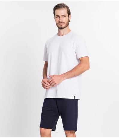 Bermuda Moletom Masculina Kohmar Azul