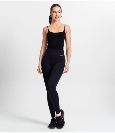 Calca Legging Feminina Poliamida Seamless Loa Preto