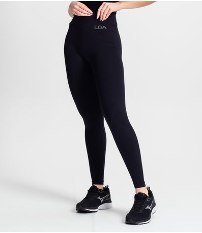 Calca Legging Feminina Poliamida Seamless Loa Preto