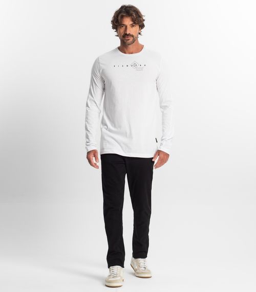 Calça Masculina Em Sarja Diametro Preto