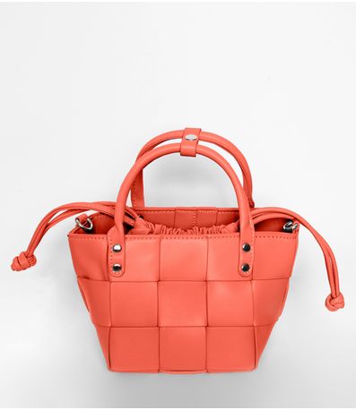 Bolsa Feminina De Mão Pequena Bela Gaia Laranja