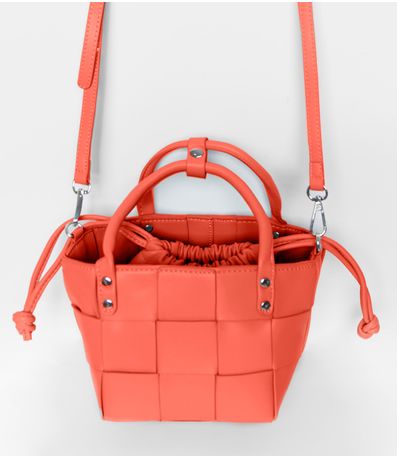 Bolsa Feminina De Mão Pequena Bela Gaia Laranja