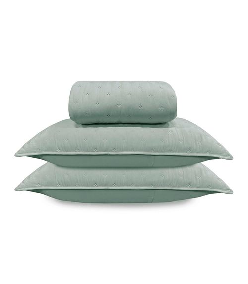 Cobre Leito Queen Soft Dream Vivaldi Verde