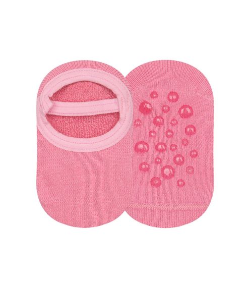 Meia Sapatilha Antiderrapante Menina Cia da Meia Rosa