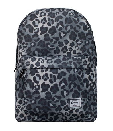 Mochila Escolar Estampa Animal Print Yins Preto