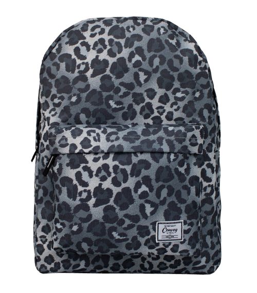 Mochila Escolar Estampa Animal Print Yins Preto