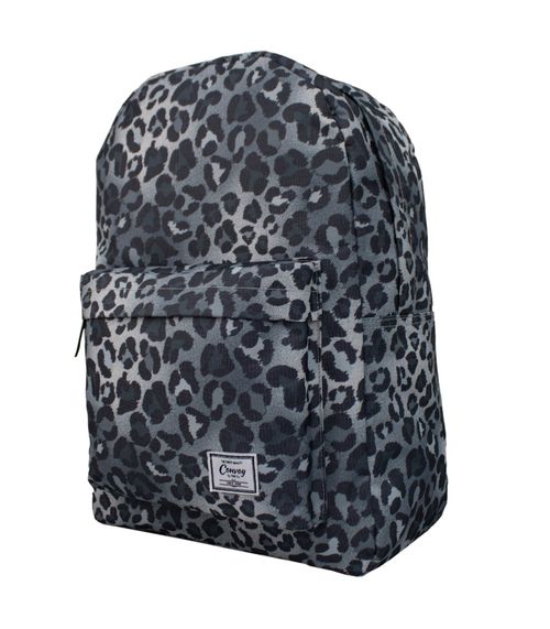 Mochila Escolar Estampa Animal Print Yins Preto