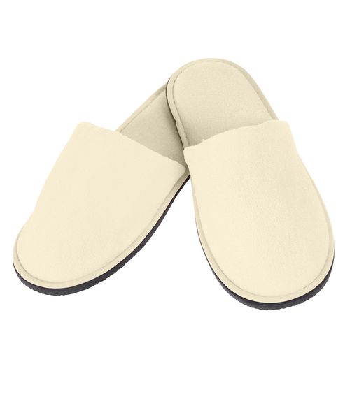 Pantufa Feminina Atoalhada Bene Casa Bege