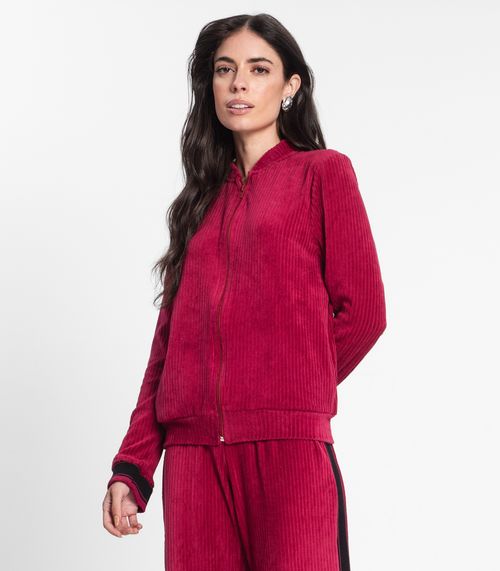 Conjunto Feminino Jaqueta Com Calça Endless Vermelho