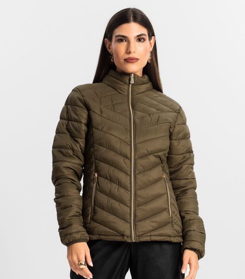 Jaqueta Puffer Feminina Endless Verde