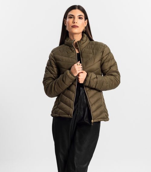Jaqueta Puffer Feminina Endless Verde