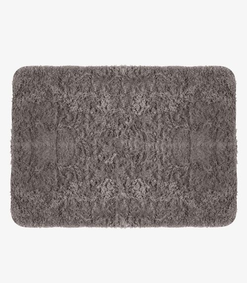 Tapete Felpudo 100 cm x 140 cm Infinita Cor Marrom