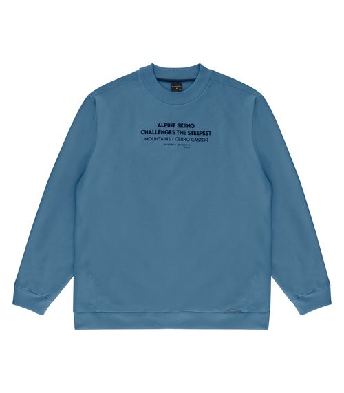 Blusão Masculino Plus Size Moletom Diametro Azul