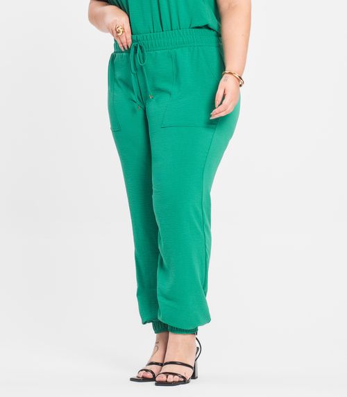 Calça Jogger Secret Glam Plus Verde