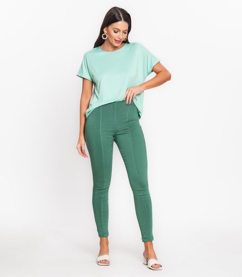 Legging Feminina Em Bengaline Endless Verde