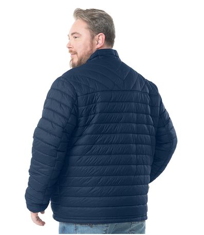 Jaqueta Masculina Plus Size Microfibra Diametro Azul