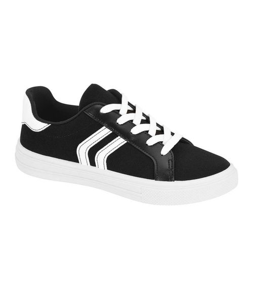 Tênis Feminino Casual Moleca Preto