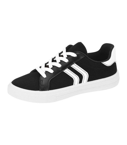 Tênis Feminino Casual Moleca Preto
