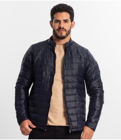 Jaqueta Masculina Microfibra Diametro Azul