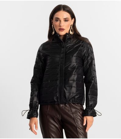Jaqueta Feminina Microfibra Endless Preto