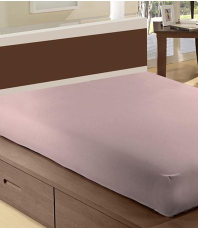 Lençol Avulso Queen Microfibra Com Elástico Camesa Rosa