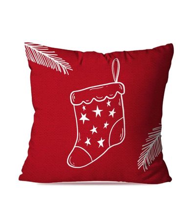 Capa De Almofada Natal Wevans Vermelho