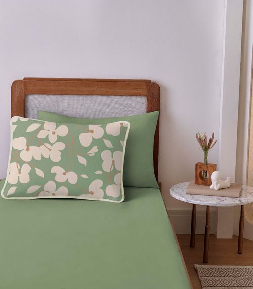 Jogo de Cama Solteiro 2pçs Vivaldi Verde