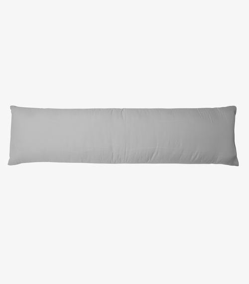 Fronha Microfibra Body Pillow La dotta Cinza