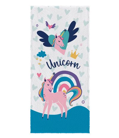 Toalha de Banho Infantil Estampada Lepper Azul