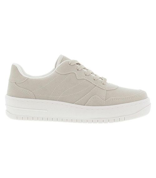 Tenis Feminino Casual Camurça Vizzano Bege