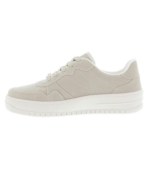 Tenis Feminino Casual Camurça Vizzano Bege