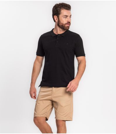 Bermuda Masculina Em Sarja Diametro Marrom
