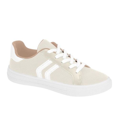 Tênis Feminino Casual Moleca Bege