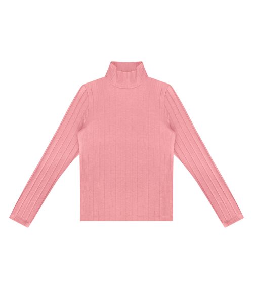 Blusa Tricot Feminina Manga Longa Endless Rosa